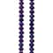 Amethyst Iridescent Glass Faceted Rondelle Beads, 6mm by Bead Landing&#x2122;